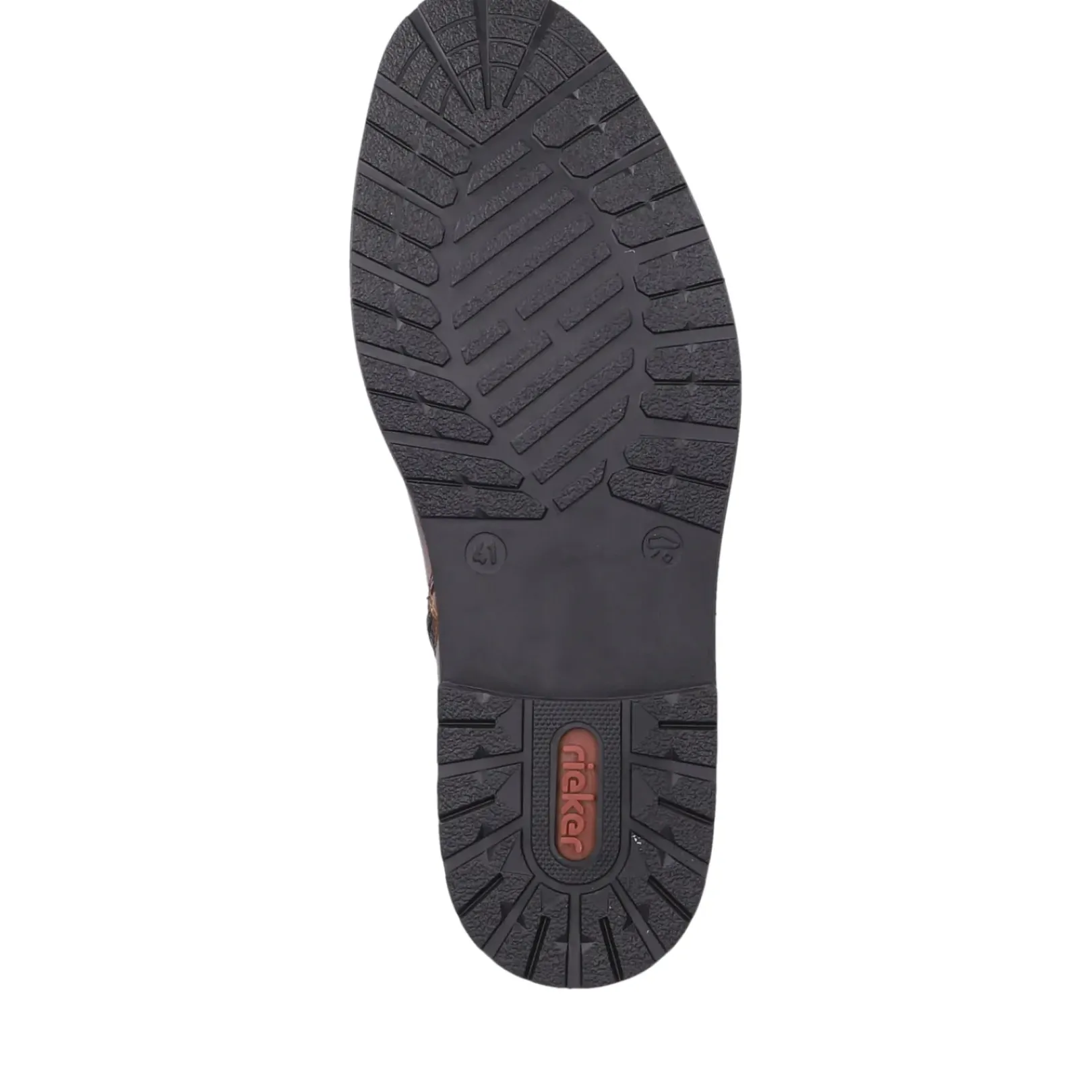 Best Rieker Meskie Buty Chelsea W Kolorze Orzechowo-Brazowo-Czarnym