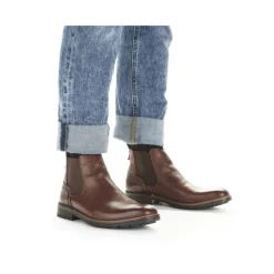 Discount Rieker Meskie Buty Chelsea W Kolorze Kasztanowo-Brazowym