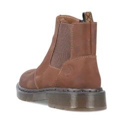 Sale Rieker Meskie Buty Chelsea W Kolorze Nugatowo-Brazowym