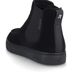 Clearance Rieker Meskie Buty Chelsea Night Black