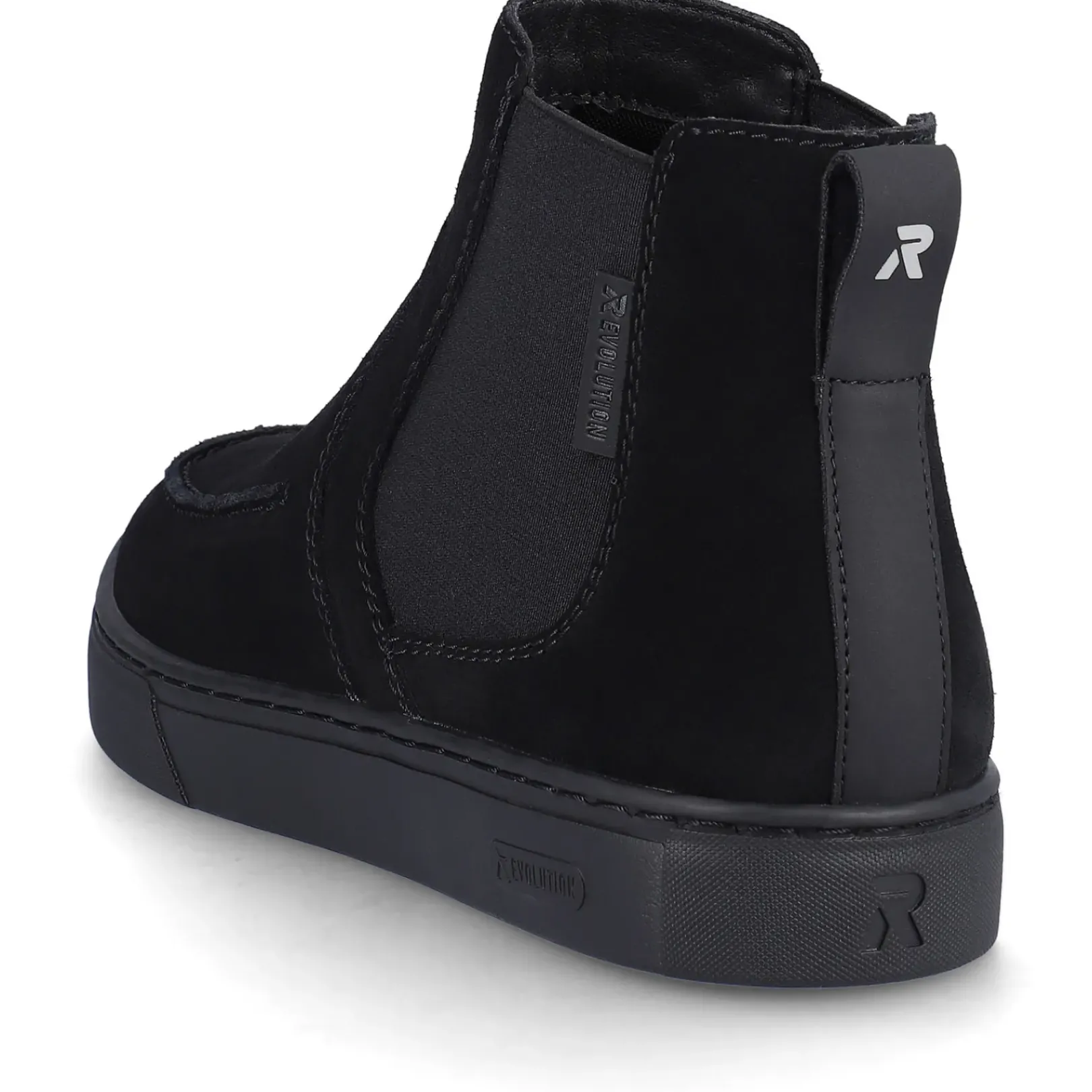 Clearance Rieker Meskie Buty Chelsea Night Black