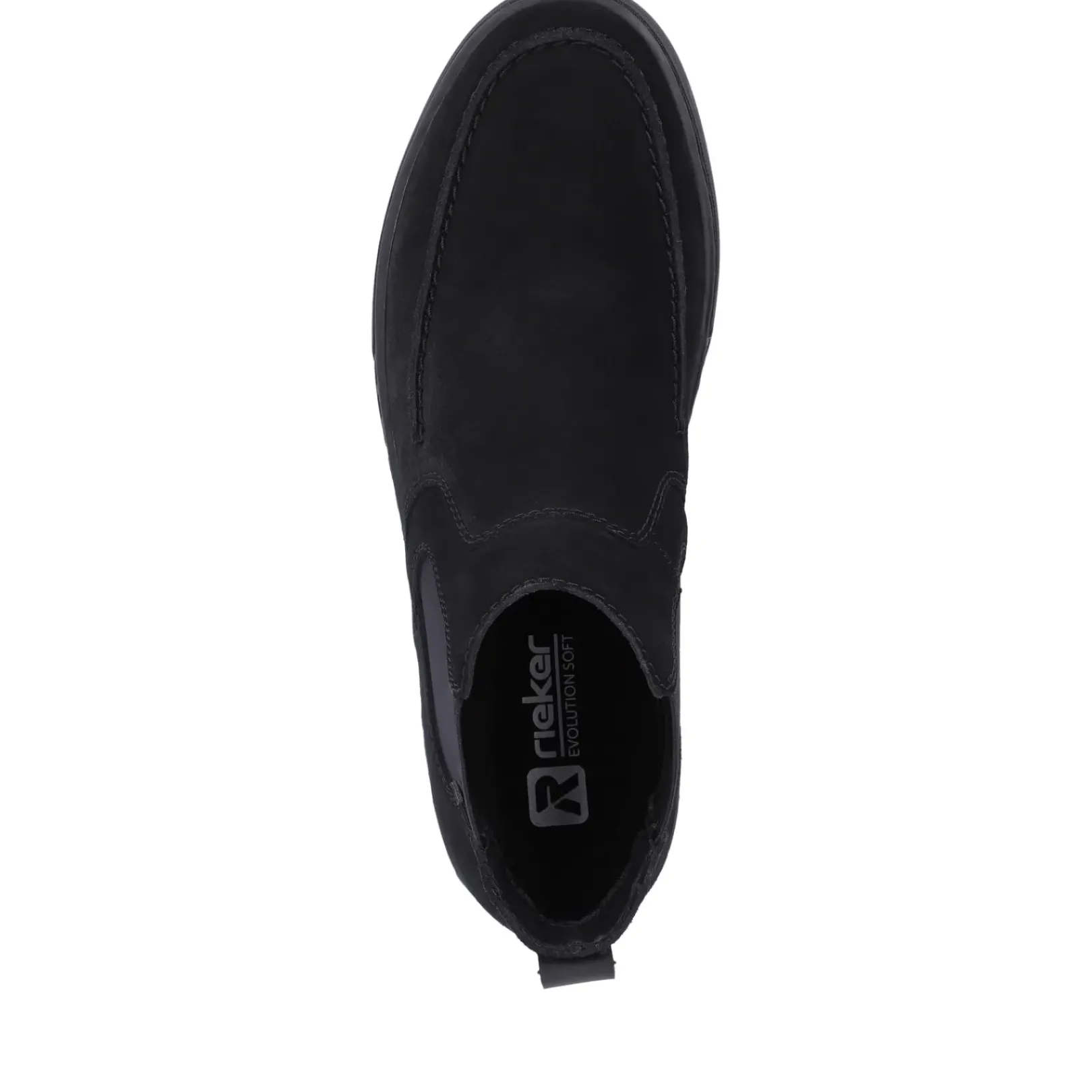 Clearance Rieker Meskie Buty Chelsea Night Black