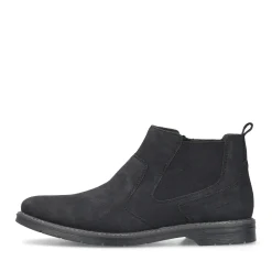 Best Rieker Meskie Buty Chelsea W Kolorze Kruczoczarnym