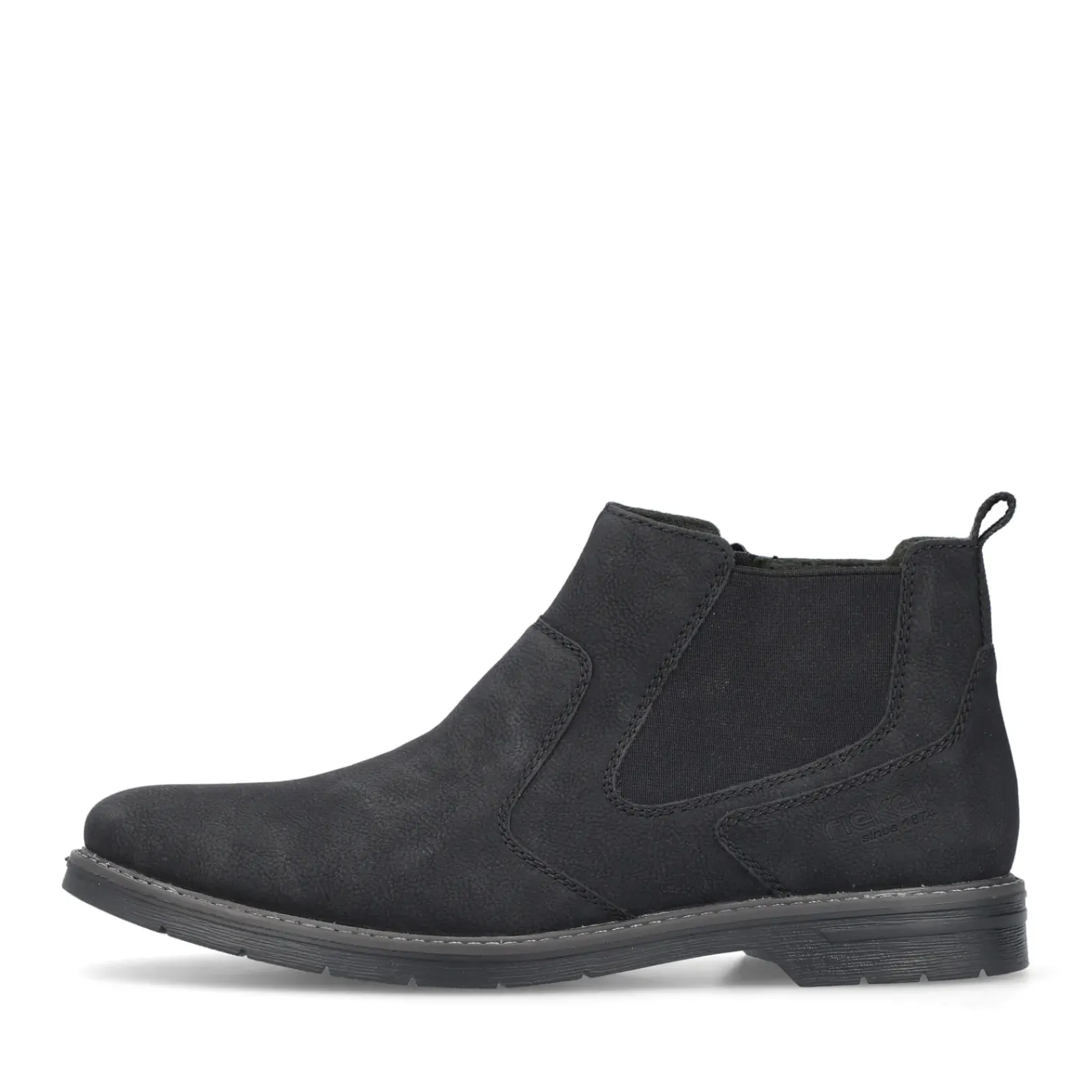 Best Rieker Meskie Buty Chelsea W Kolorze Kruczoczarnym