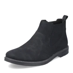 Best Rieker Meskie Buty Chelsea W Kolorze Kruczoczarnym