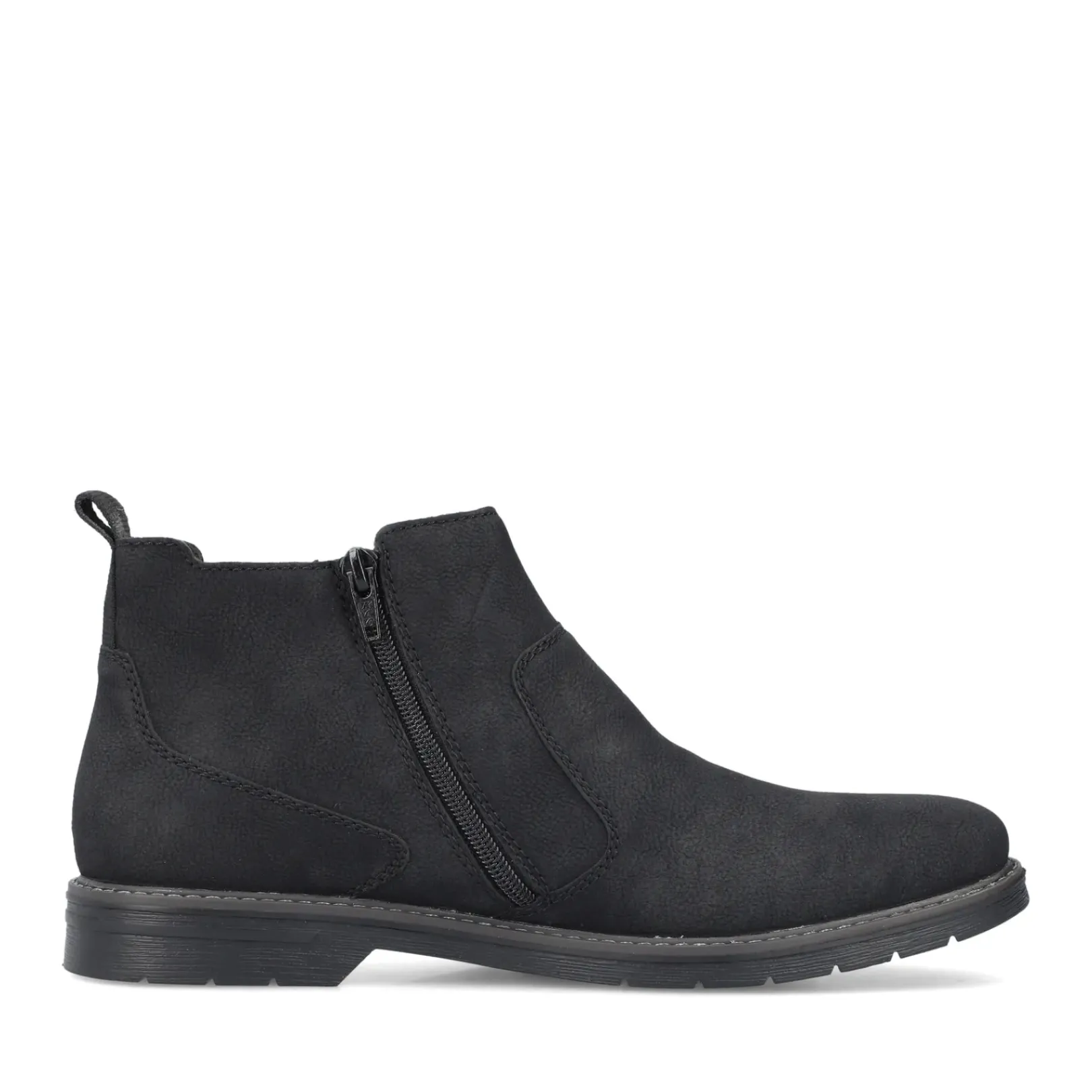 Best Rieker Meskie Buty Chelsea W Kolorze Kruczoczarnym
