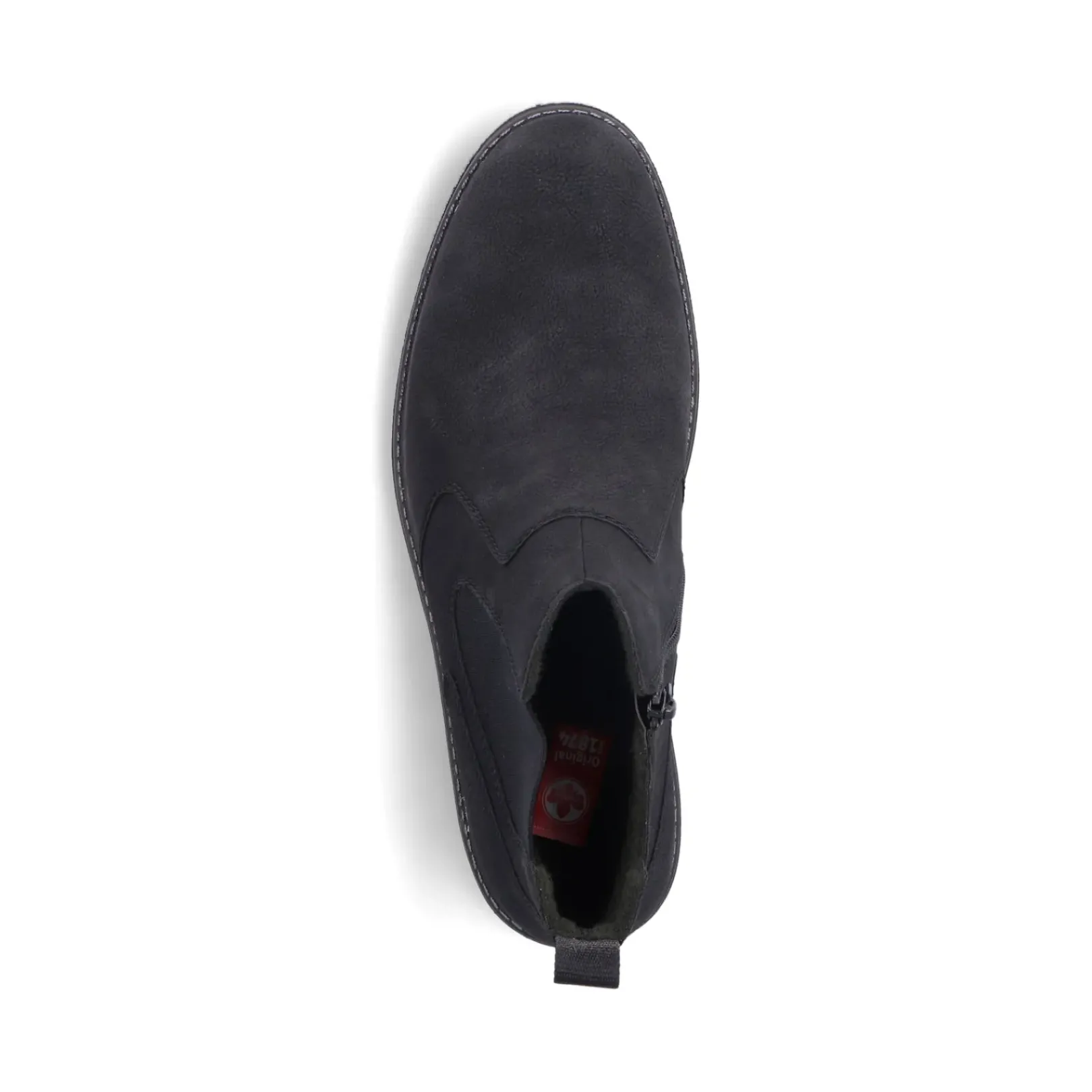 Best Rieker Meskie Buty Chelsea W Kolorze Kruczoczarnym