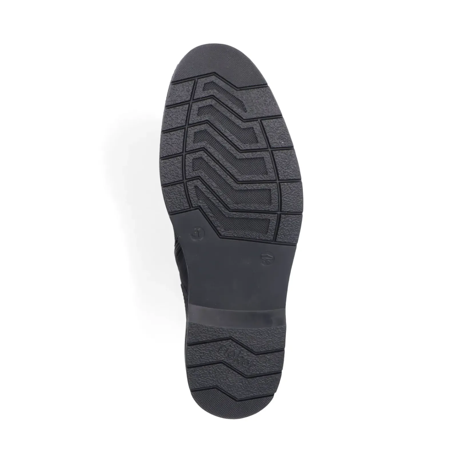 Best Rieker Meskie Buty Chelsea W Kolorze Kruczoczarnym