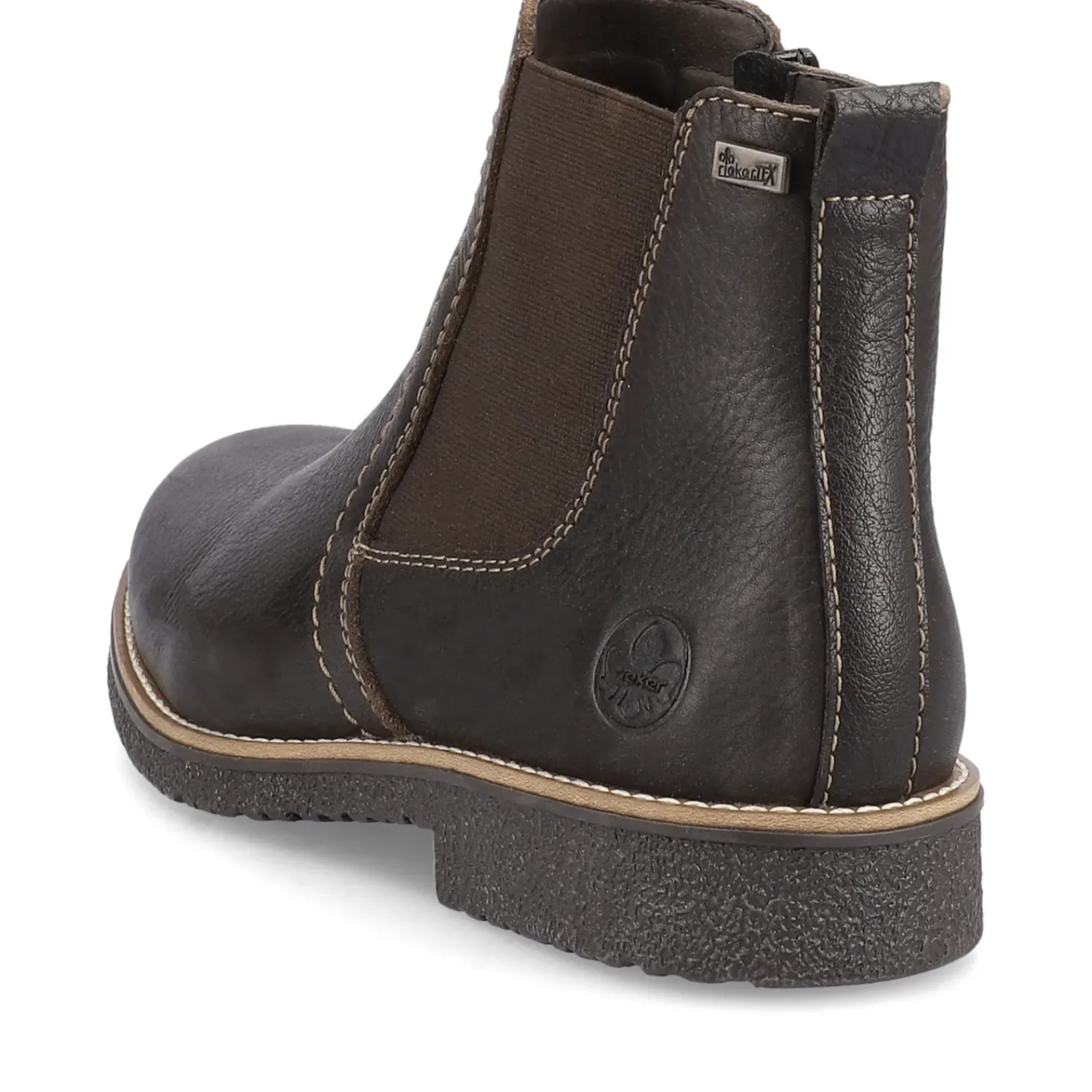 Sale Rieker Meskie Buty Chelsea W Kolorze Czarno-Brazowym