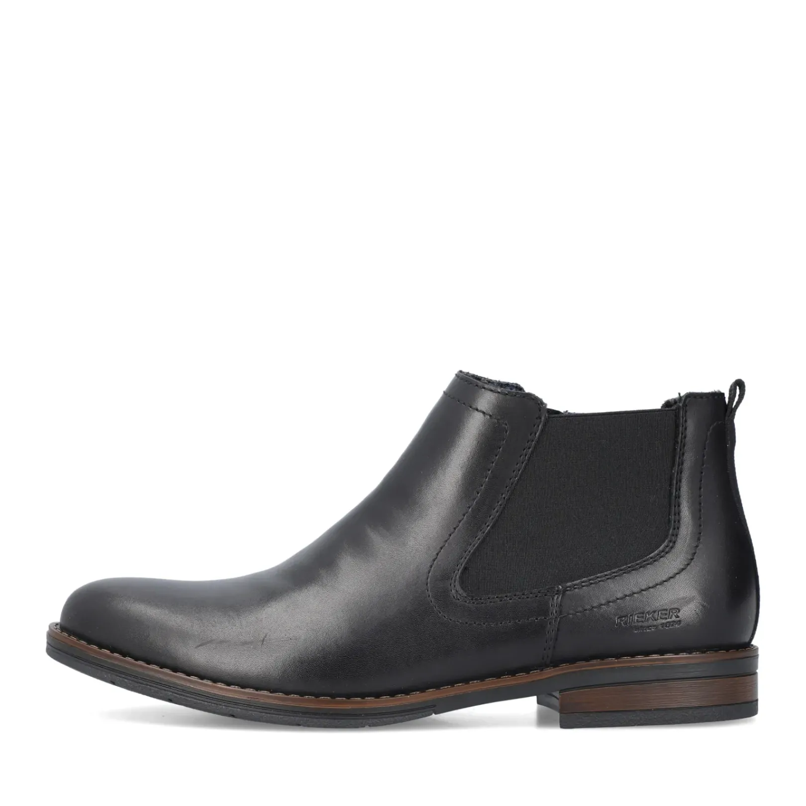 Best Rieker Meskie Buty Chelsea , Czarne