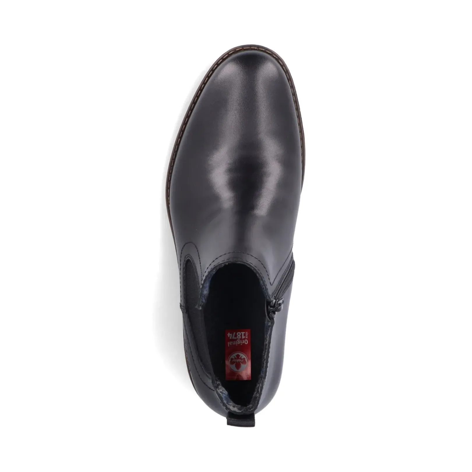 Best Rieker Meskie Buty Chelsea , Czarne