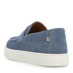 Fashion Rieker Meskie Kapcie Ocean Blue