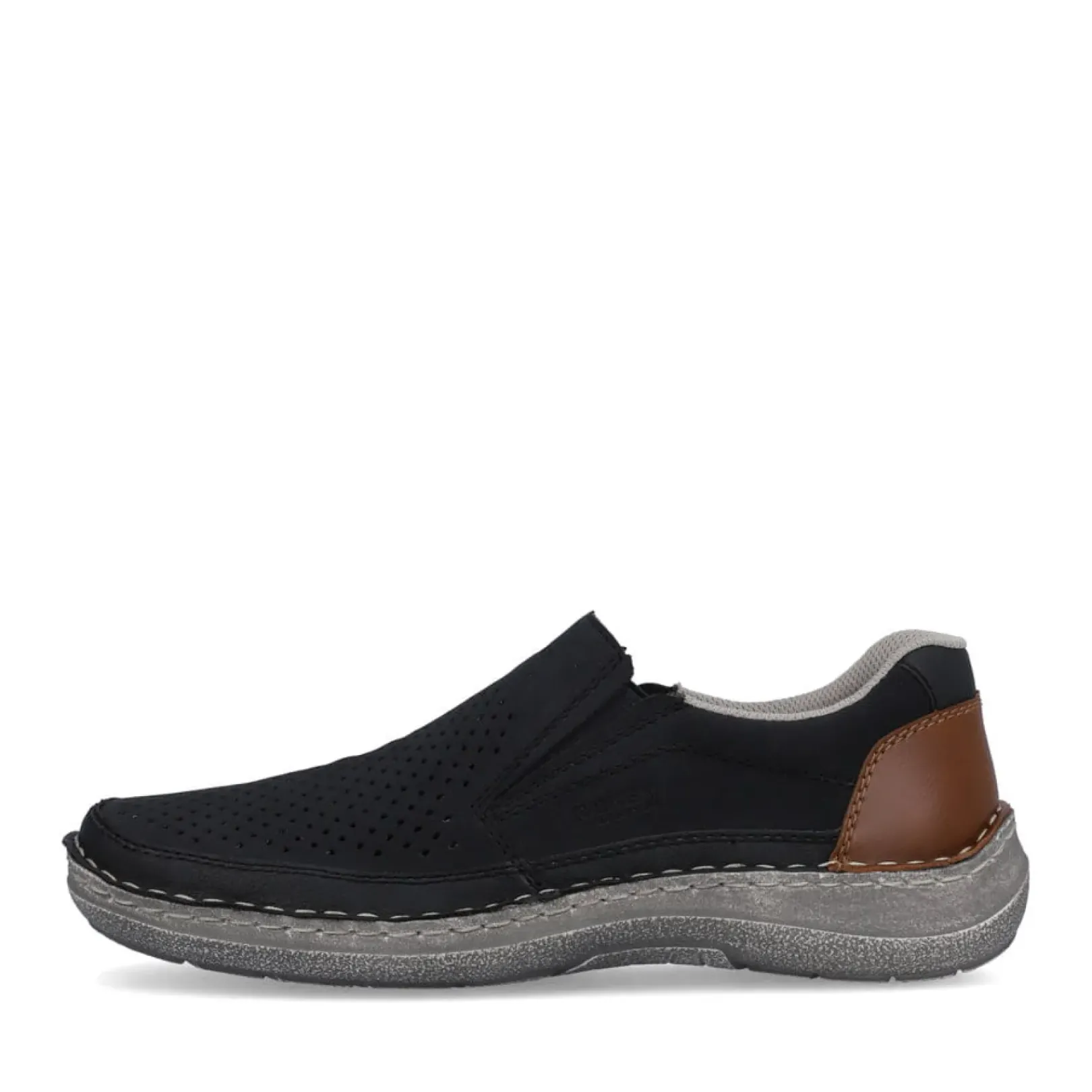 Discount Rieker Meskie Klapki W Kolorze Oceanicznego Blekitu