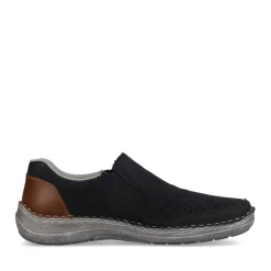 Discount Rieker Meskie Klapki W Kolorze Oceanicznego Blekitu