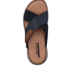 Best Rieker Meskie Klapki W Kolorze Oceanicznego Blekitu