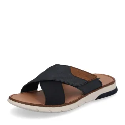 Best Rieker Meskie Klapki W Kolorze Oceanicznego Blekitu