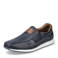 New Rieker Meskie Klapki W Kolorze Oceanicznego Blekitu