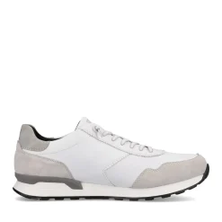 Hot Rieker Meskie Niskie Tenisowki Brilliant-White Grafit-Szary