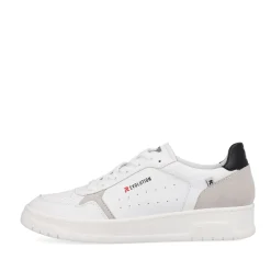 Sale Rieker Meskie Niskie Tenisowki Brilliant-White Grafit-Szary