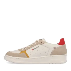 Hot Rieker Meskie Niskie Tenisowki Vanilla-White Clay-Beige