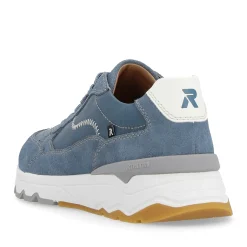 Hot Rieker Meskie Niskie Tenisowki W Kolorze Oceanicznego Blekitu