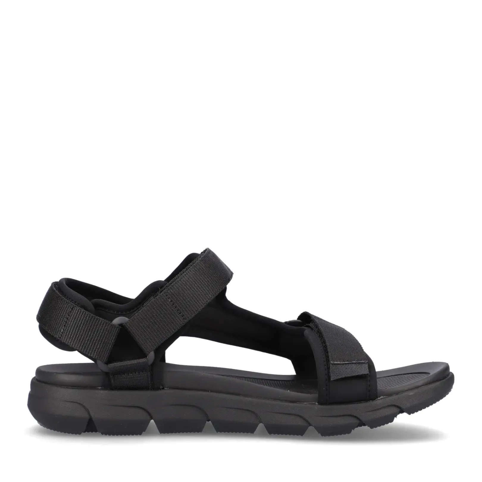 Fashion Rieker Meskie Sandaly Trekkingowe Deep Black