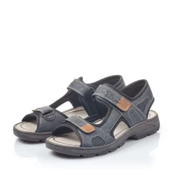 Best Rieker Meskie Sandaly Trekkingowe W Kolorze Oceanicznego Blekitu