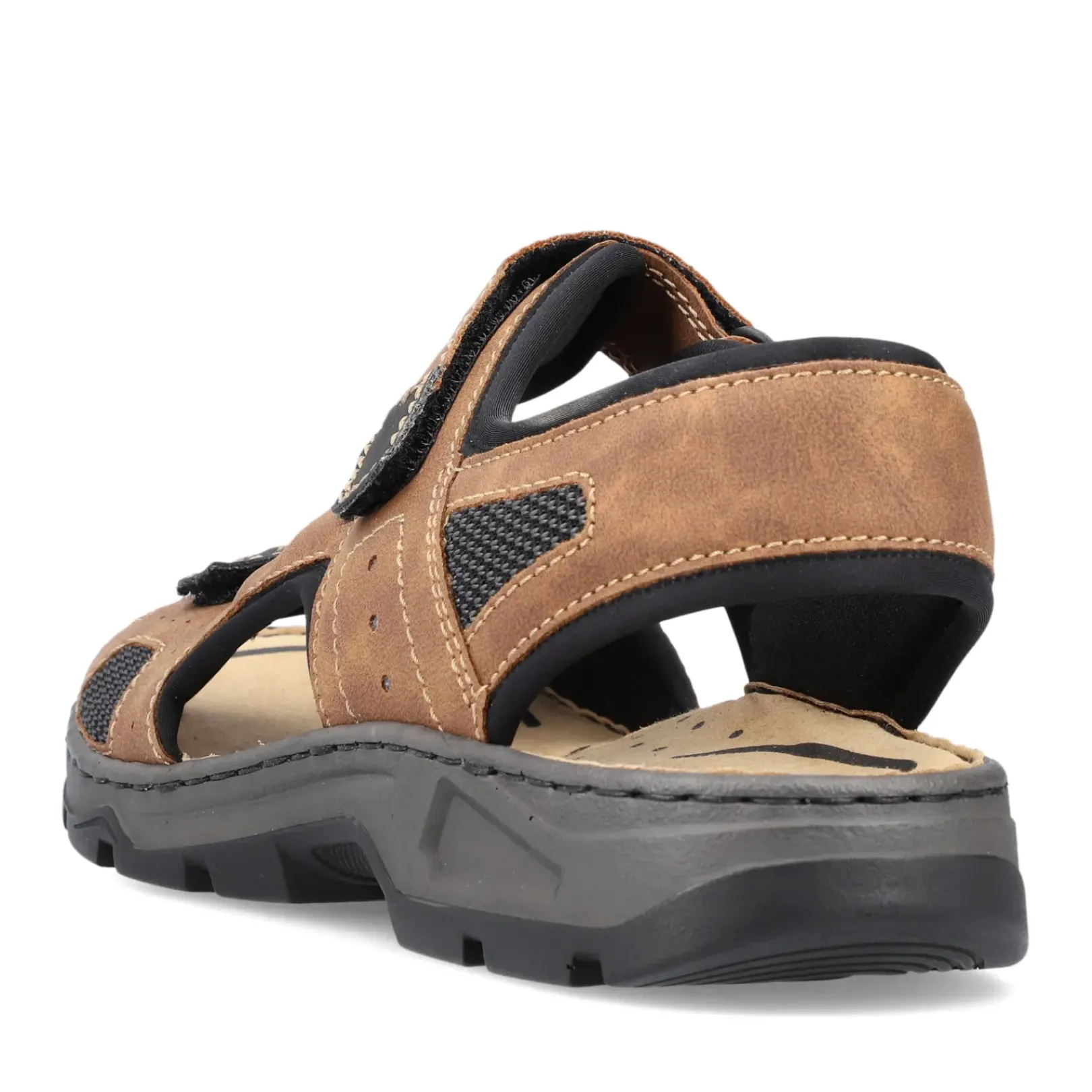 New Rieker Meskie Sandaly Trekkingowe W Kolorze Orzechowo-Brazowym