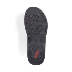New Rieker Meskie Sandaly Trekkingowe W Kolorze Ciemnoszarym