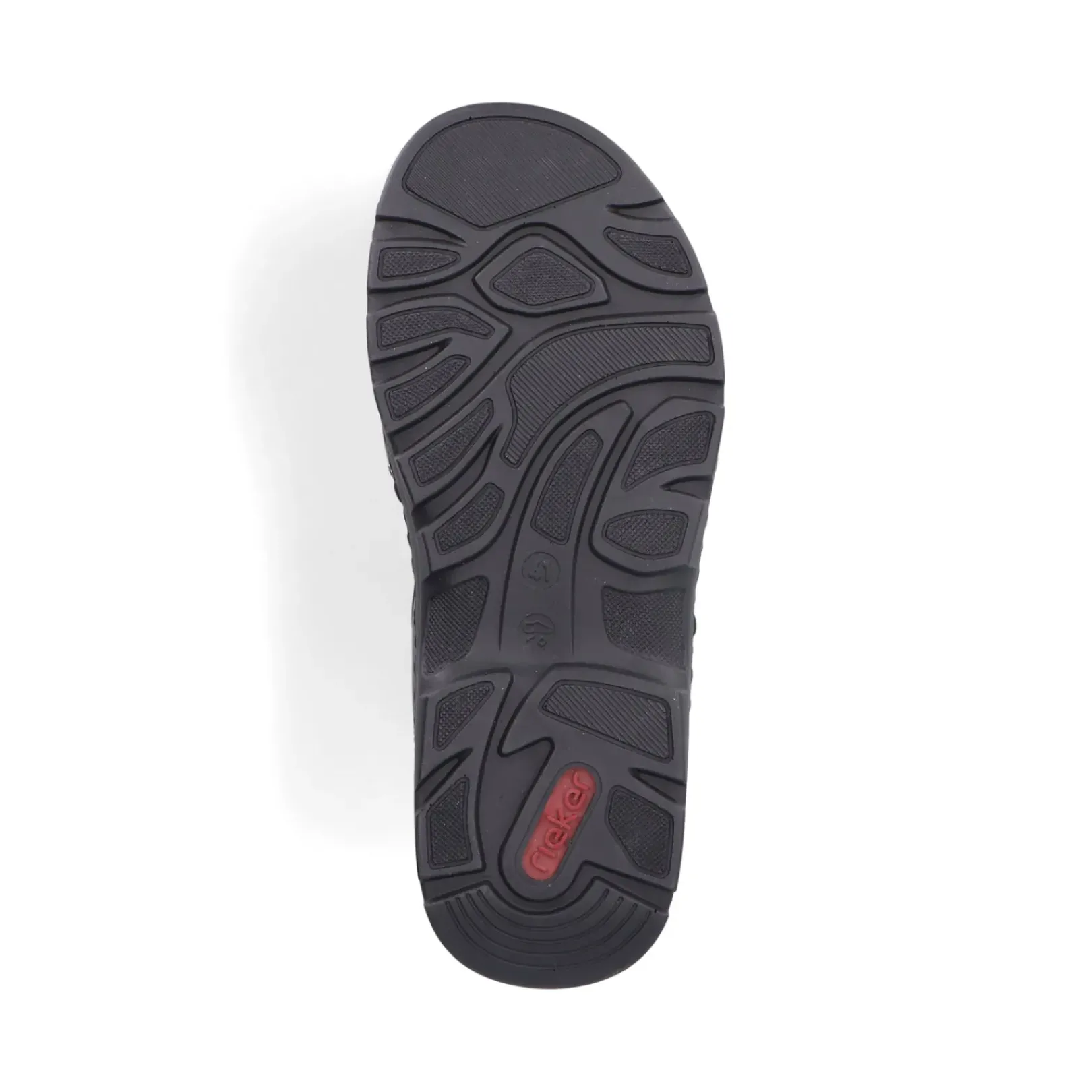 New Rieker Meskie Sandaly Trekkingowe W Kolorze Ciemnoszarym