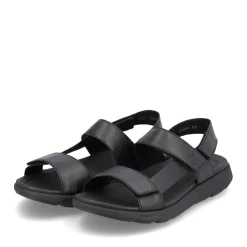Discount Rieker Meskie Sandaly Trekkingowe Midnight Black
