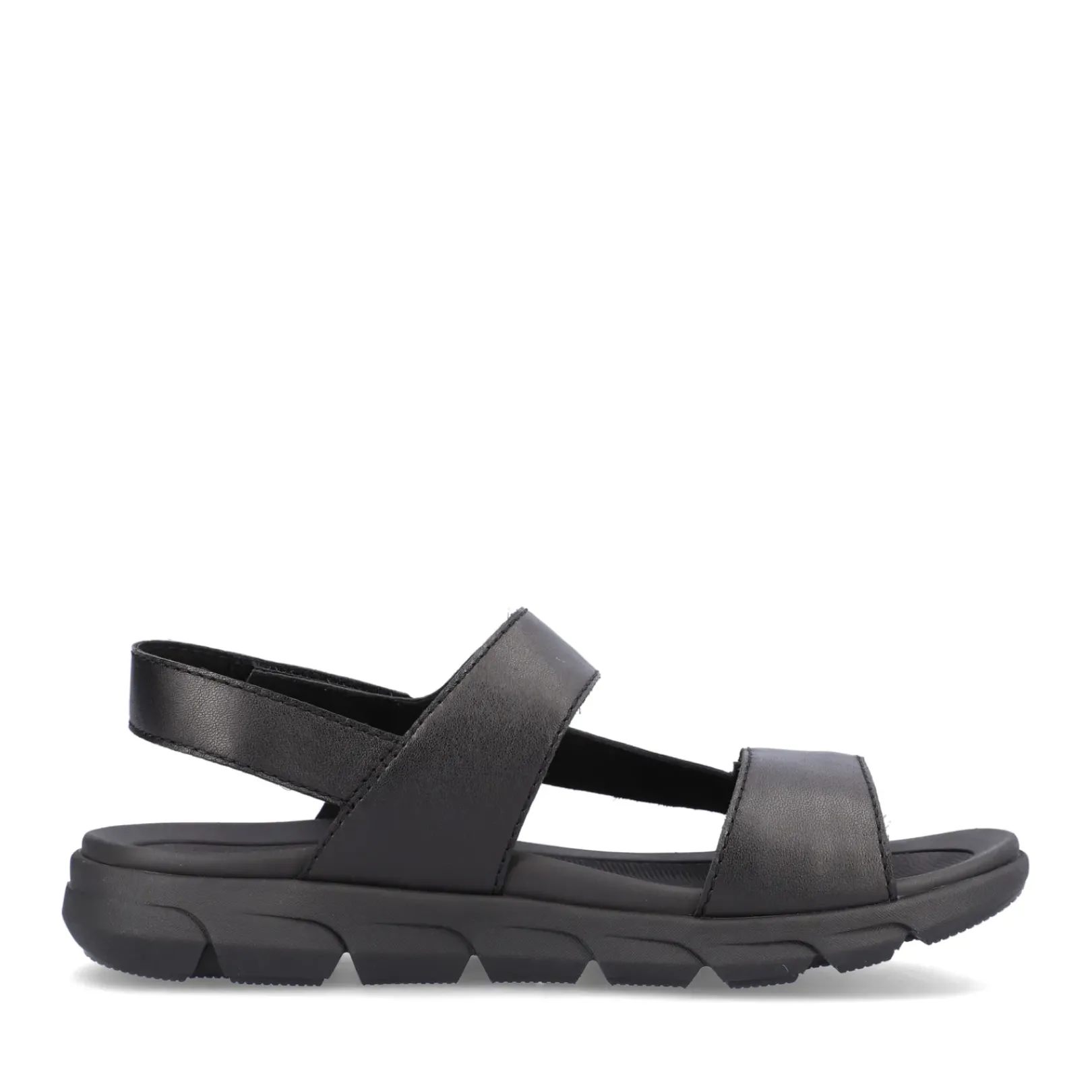 Discount Rieker Meskie Sandaly Trekkingowe Midnight Black
