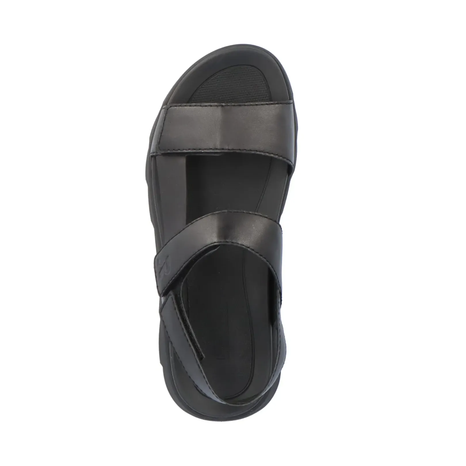 Discount Rieker Meskie Sandaly Trekkingowe Midnight Black