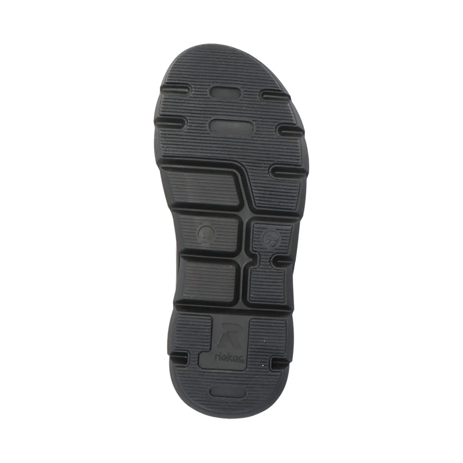 Discount Rieker Meskie Sandaly Trekkingowe Midnight Black