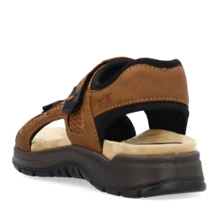 Clearance Rieker Meskie Sandaly Trekkingowe , Drewno, Braz