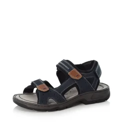 Best Rieker Meskie Sandaly Trekkingowe W Kolorze Morskiego Blekitu