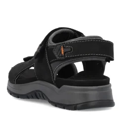 Discount Rieker Meskie Sandaly Trekkingowe , Nocna, Czarna
