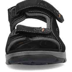 Discount Rieker Meskie Sandaly Trekkingowe , Nocna, Czarna