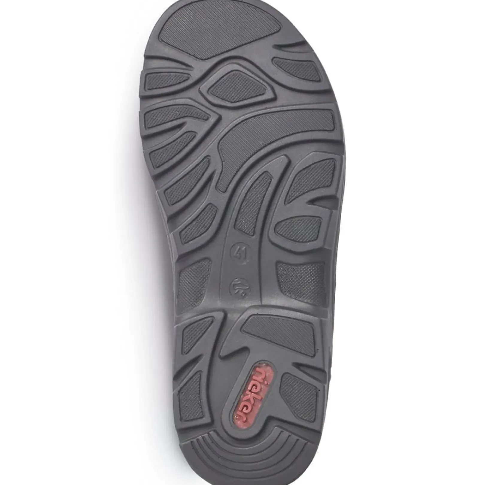 Clearance Rieker Meskie Sandaly Trekkingowe W Kolorze Grafitowo-Czarnym