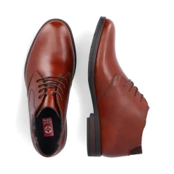 New Rieker Meskie Sznurowane Buty W Kolorze Lisiego Brazu