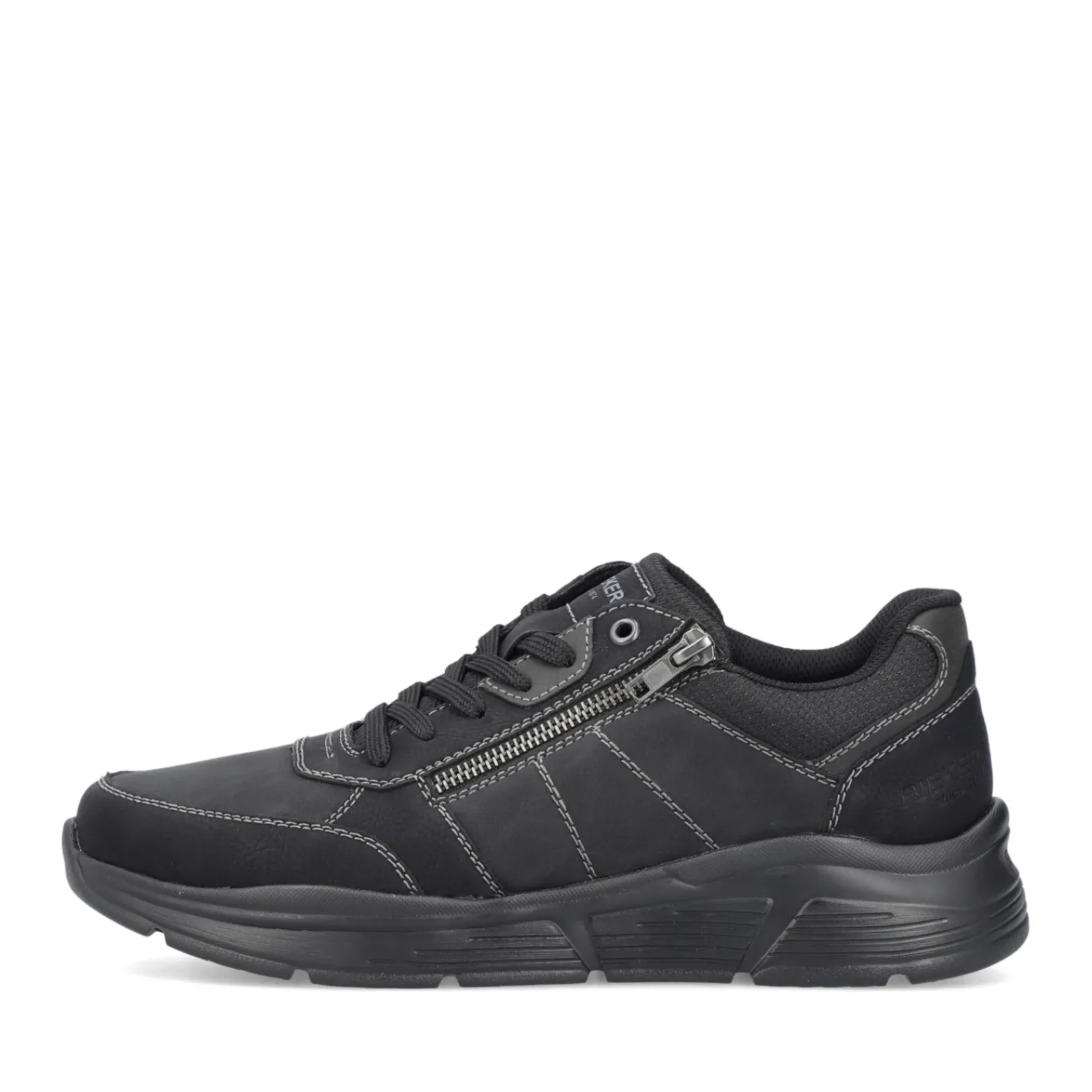 Clearance Rieker Meskie Sznurowane Buty W Kolorze Asfaltowo-Czarnym
