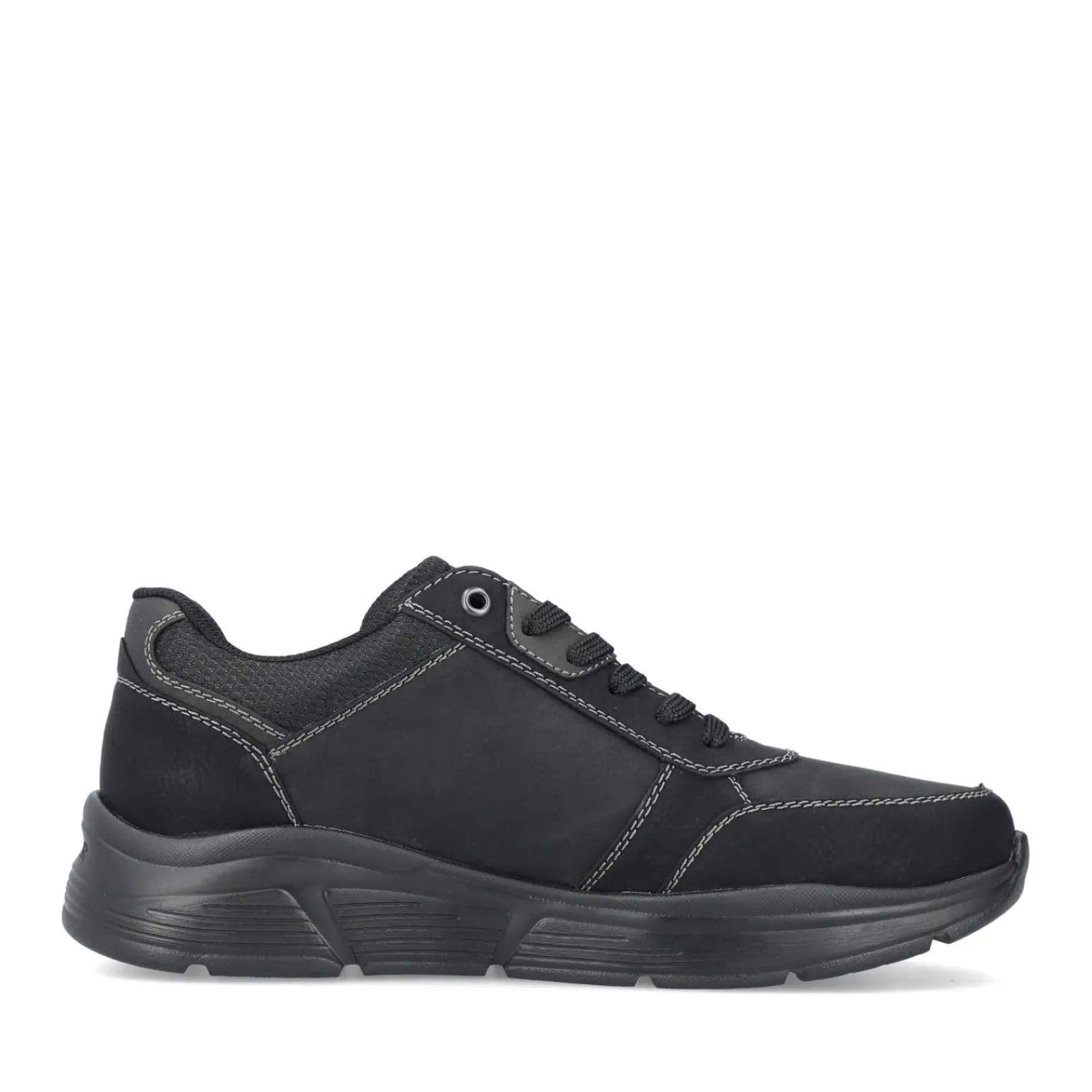 Clearance Rieker Meskie Sznurowane Buty W Kolorze Asfaltowo-Czarnym