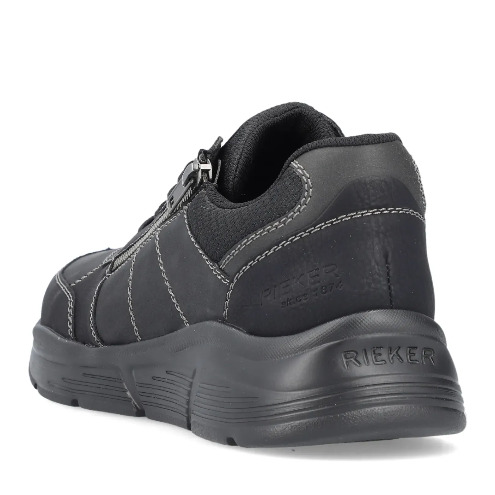 Clearance Rieker Meskie Sznurowane Buty W Kolorze Asfaltowo-Czarnym