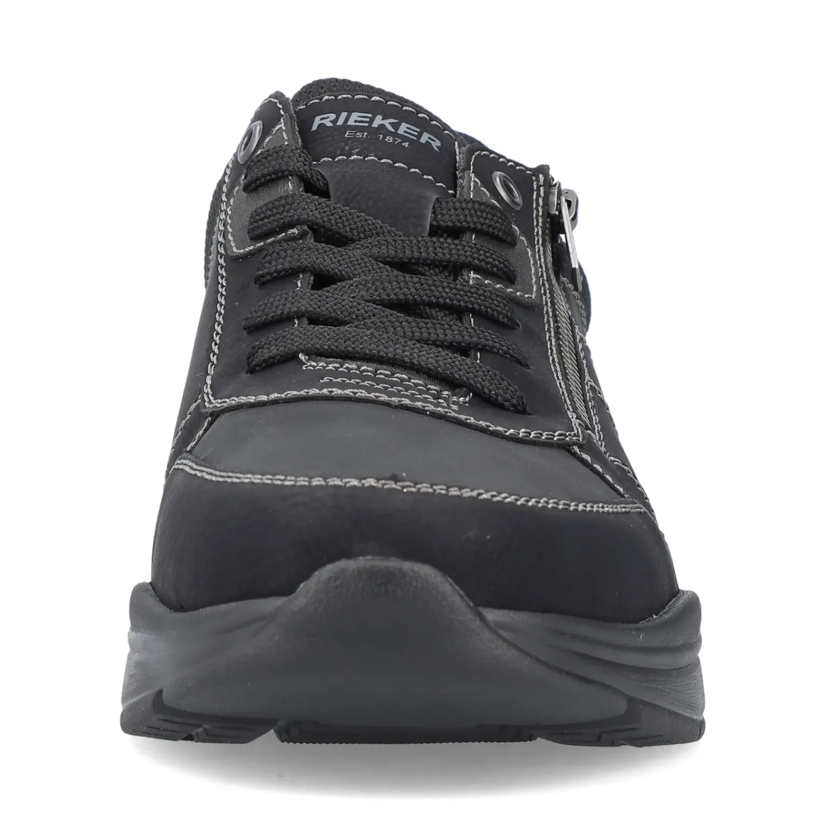 Clearance Rieker Meskie Sznurowane Buty W Kolorze Asfaltowo-Czarnym