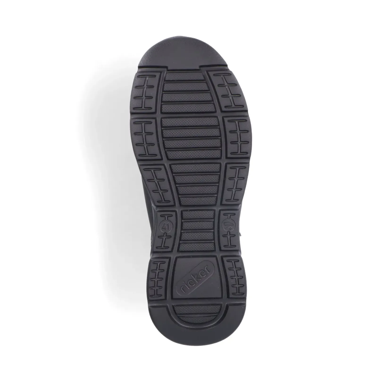 Clearance Rieker Meskie Sznurowane Buty W Kolorze Asfaltowo-Czarnym