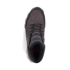 Discount Rieker Meskie Sznurowane Buty W Kolorze Kawowo-Brazowym
