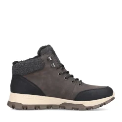 Discount Rieker Meskie Sznurowane Buty W Kolorze Kawowo-Brazowym
