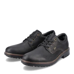 Discount Rieker Meskie Sznurowane Buty W Kolorze Kruczoczarnym