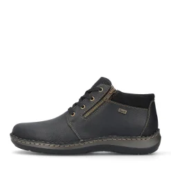 Online Rieker Meskie Sznurowane Buty W Kolorze Asfaltowo-Czarnym