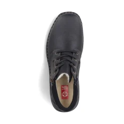 Online Rieker Meskie Sznurowane Buty W Kolorze Asfaltowo-Czarnym